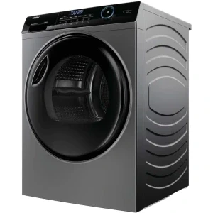 Haier HD80-A3959R-S, Pompa de caldura, 8 kg, Clasa C, Inverter, I-Refresh, hOn, Antracit