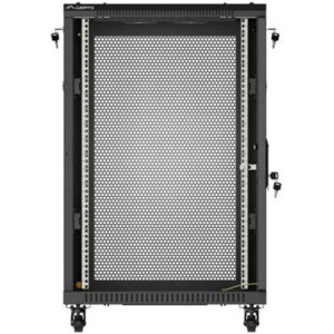 Lanberg FF01-6618-23B 18U, Stand alone, 600 x 600, Metal door, Negru