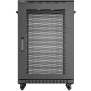 Lanberg FF01-6618-23B 18U, Stand alone, 600 x 600, Metal door, Negru