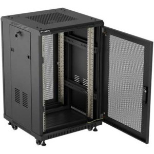 Lanberg FF01-6618-23B 18U, Stand alone, 600 x 600, Metal door, Negru