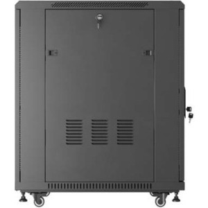 Lanberg FF01-6818-23B 18U, Stand alone, 600 x 800, Mesh door, Negru