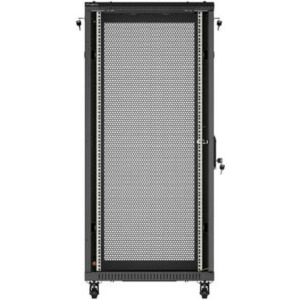 Lanberg FF01-6027-23B 27U, Stand alone, 600 x 1000, Mesh door, Negru