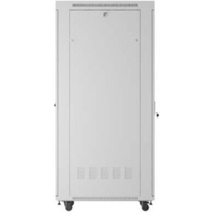 Lanberg FF01-6042-12SL 42U, Stand alone, 600 x 1000, Glass door, Panouri laterale detasabile, Gri