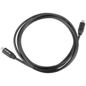 Lanberg CA-CMCM-40CU-0010-BK, USB-C Male la USB-C Male, 1 m, Black