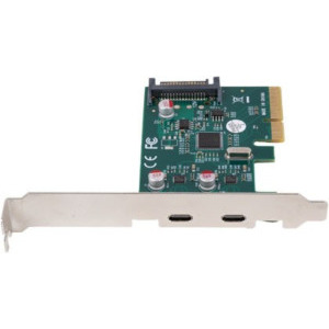 Lanberg PCE-UC3-002 1x PCI-E Male - 2x USB-C 3.2 Gen 2 Female