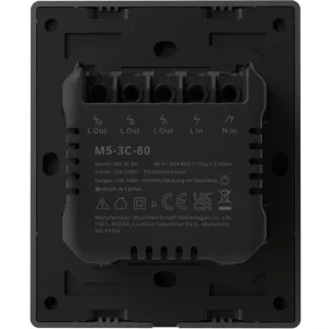 Sonoff Intrerupator Smart M5-3C-80M, Wi-Fi, Control vocal