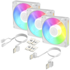 ARCTIC AC BioniX P14 A-RGB 140mm White Three Fan Pack