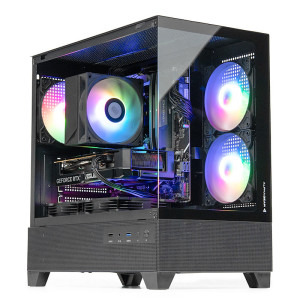 Gaming BALAUR Powered by ASUS Special Edition, Intel i5-14400F 2.5GHz, 32GB DDR5, 1TB SSD, RTX 5060 Ti 8GB GDDR7, Iluminare RGB