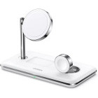 Ugreen 3-in-1, 25W Qi2, compatibil MagSafe, pentru iPhone, AirPods si Apple Watch, White