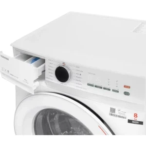 Toshiba TW-T21BU90UWBK(WW), Slim, 8 kg, 1400 RPM, Clasa A, Inverter, Ultra Fine Bubble, Alb