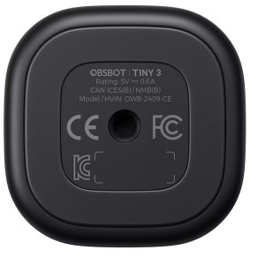 OBSBOT Tiny 3 4K Black