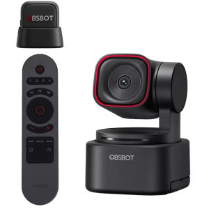 OBSBOT Tiny 3 Lite 4K Black cu telecomanda si microfon