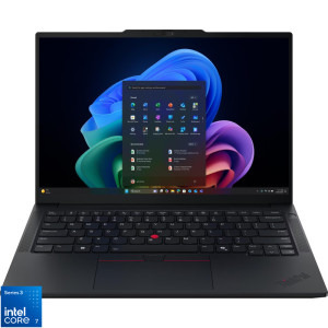 Lenovo 14'' ThinkPad E14 Gen 8, WUXGA IPS, Procesor Intel® Core™ 7 350 (6M Cache, up to 4.80 GHz), 32GB DDR5, 512GB SSD, Intel Graphics, Win 11 Pro, Black
