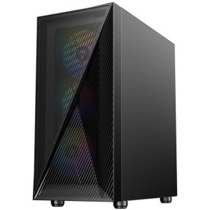 Gaming ZMEU Essential Plus, AMD Ryzen 5 PRO 8600G 4.3GHz, 8GB DDR5, 500GB SSD, Radeon 760M with Ryzen AI, Iluminare RGB