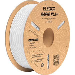 ELEGOO Filament Rapid PLA+, White, 1 kg