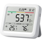 Senzor smart SwitchBot Senzor de temperatura & umiditate & CO₂ Smart Meter Pro, Control vocal, Display LCD