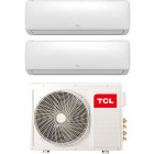 Aer conditionat TCL Multisplit FMA-18I2HD912, 12000 BTU + 9000 BTU, A++/A, Wi-Fi, Inverter, Deep Clean