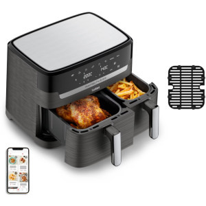 Tefal Friteuza cu aer cald Dual Easy Fry & Grill EY905B10, 2700W, 5.2 L + 3.1L
