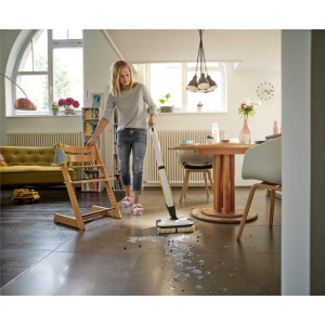 Karcher FC 7, Mop electric, 0.2L, Argintiu/Alb