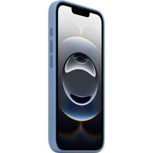 Apple Protectie pentru spate, material silicon pentru iPhone 16e, culoare Winter Blue