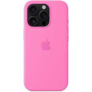 Apple Protectie pentru spate, material silicon pentru iPhone 16 Pro, culoare Peony (SEASONAL)