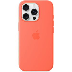 Apple Protectie pentru spate, material silicon pentru iPhone 16 Pro, culoare Tangerine (SEASONAL)