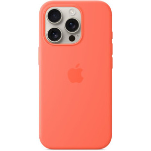 Apple Protectie pentru spate, material silicon pentru iPhone 16 Pro, culoare Tangerine (SEASONAL)
