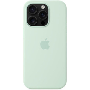 Apple Protectie pentru spate, material silicon pentru iPhone 16 Pro, culoare Aquamarine (SEASONAL)