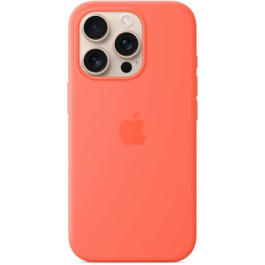 Apple Protectie pentru spate, material silicon pentru iPhone 16 Pro Max, culoare Tangerine (SEASONAL)