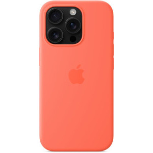 Apple Protectie pentru spate, material silicon pentru iPhone 16 Pro Max, culoare Tangerine (SEASONAL)