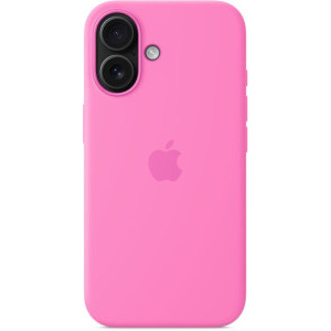 Apple Protectie pentru spate, material silicon pentru iPhone 16 Plus - Peony (SEASONAL)