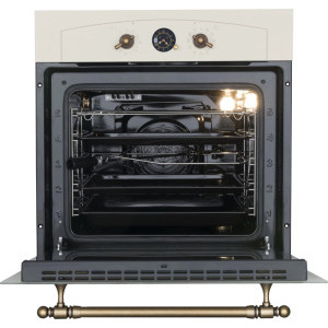 Hansa BOEW68120090, Electric, 66 L, Grill, Rotisor, EasyClean, CoolDoor, Clasa A, Crem