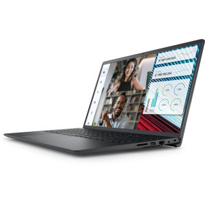 DELL 15.6'' Vostro 3520 (seria 3000), FHD 120Hz, Procesor Intel® Core™ i7-1255U (12M Cache, up to 4.70 GHz), 16GB DDR4, 512GB SSD, Intel Iris Xe, Win 11 Pro, Carbon Black, 3Yr ProSupport