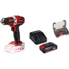 Einhell Set masina de gaurit si insurubat (bormasina) pe acumulator PXC TE-CD 18/40 Li-Solo, 18V, 40Nm, 1500 RPM