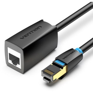 Cablu retea Vention Prelungitor CAT8 Patch Cable S/FTP 8 m Black
