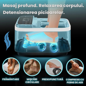 Suporto Aparat de masaj pentru picioare, Masaj talpi, Reflexoterapie, Sterilizare UV