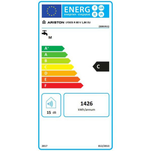 Ariston electric Lydos R 80L, 1800W, rezervor emailat cu Titan