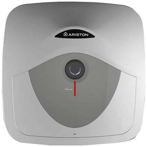 Boiler Ariston electric Andris RS 15U EU, 15 L, 1200 W, Led iluminat, Montare sub chiuveta, Reglaj extern de temperatura
