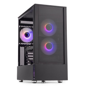 Gaming ZMEU Pro Advanced Edition, Intel i5-12400F 2.5GHz, 32GB DDR4, 1TB SSD, RTX 5050 8GB GDDR6, Iluminare RGB