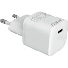 Incarcator retea Celly 1x USB-C, Quick Charge 25 W, White