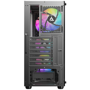 Gaming ZMEU Epic Max, Intel i5-14400F 2.5GHz, 32GB DDR5, 1TB SSD, RTX 5050 8GB GDDR6, Iluminare RGB