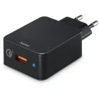 Incarcator retea Hama 1x USB, Quick Charge 19.5 W, Black
