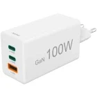 Incarcator retea Hama 2x USB-C, 1x USB, Quick Charge 100 W, GaN, White