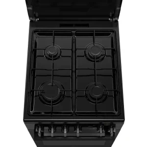 Electrolux LKG504023K, Gaz, 4 arzatoare, Sistem de siguranta, Aprindere integrata, Autocuratare catalitica, Timer, Grill, 50 cm, Negru