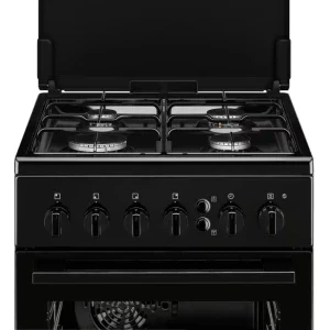 Electrolux LKG504023K, Gaz, 4 arzatoare, Sistem de siguranta, Aprindere integrata, Autocuratare catalitica, Timer, Grill, 50 cm, Negru