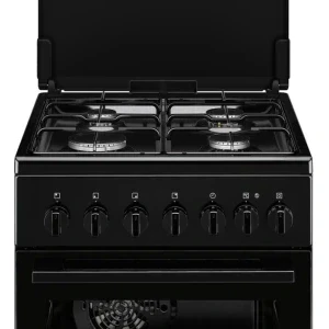 Electrolux LKK520023K, Mixt, 4 arzatoare, Sistem de siguranta, Aprindere integrata, Timer, Grill, Clasa A, 50 cm, Negru