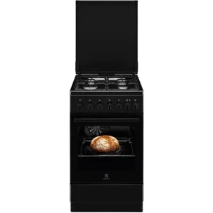 Electrolux LKK520023K, Mixt, 4 arzatoare, Sistem de siguranta, Aprindere integrata, Timer, Grill, Clasa A, 50 cm, Negru