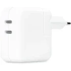 Incarcator retea Apple Dual, 2x USB-C, Quick Charge 35 W, White