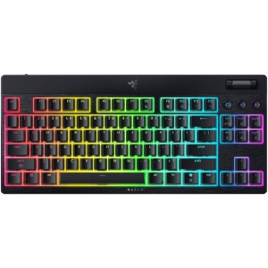 Razer BlackWidow V4 Low-Profile TKL HyperSpeed Wireless Yellow Linear Mechanical RGB Black