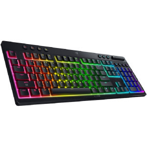 Razer BlackWidow V4 Low-Profile HyperSpeed Wireless Yellow Linear Mechanical RGB Black